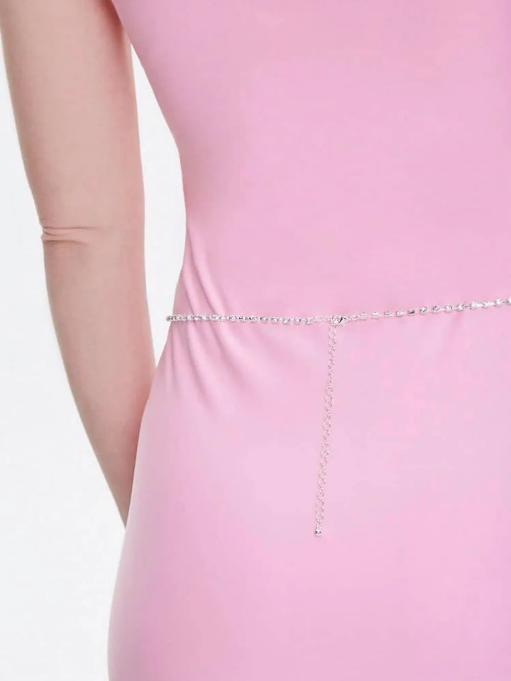 Crystal 'Barbie' Letter Chain Belt BARBIE forever 21 - NWT